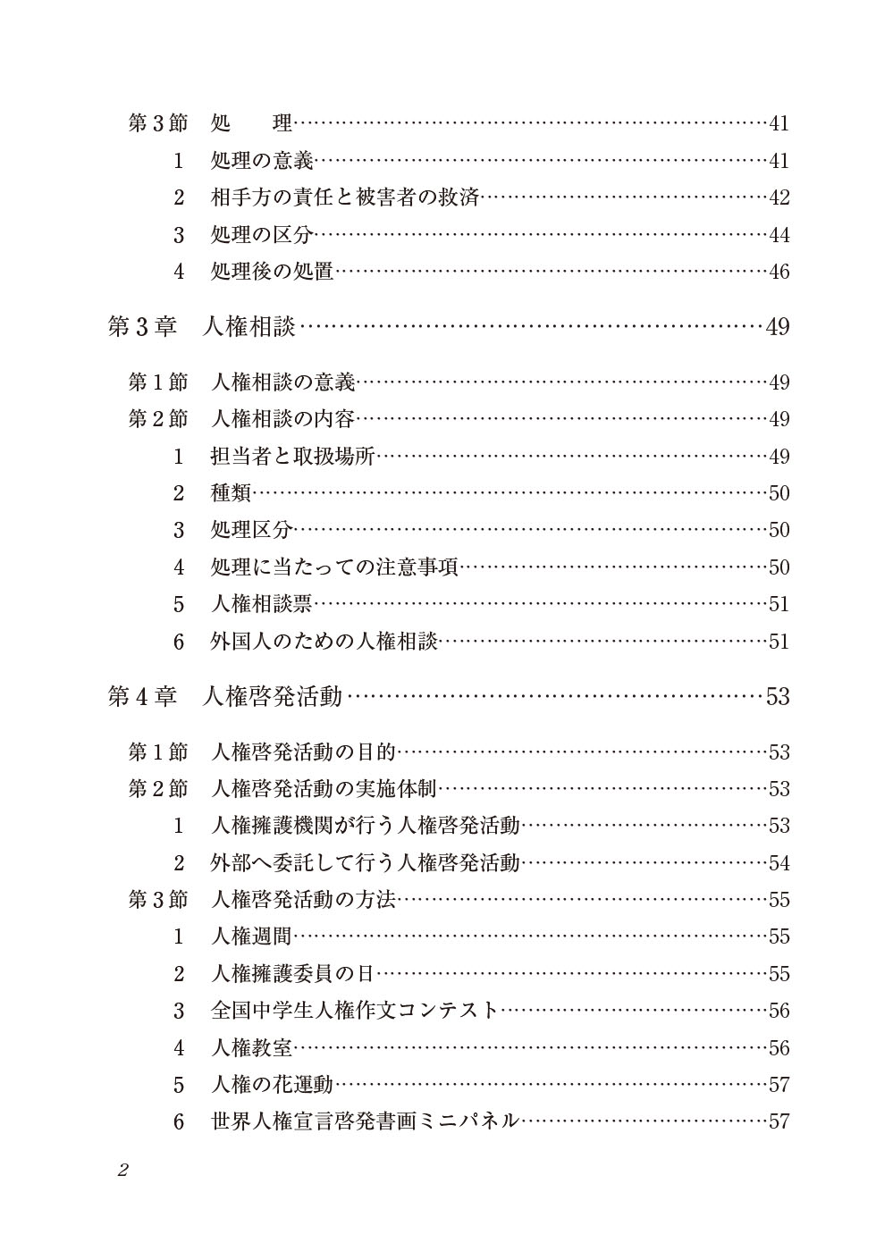 人権擁護委員必携（冊子）目次２